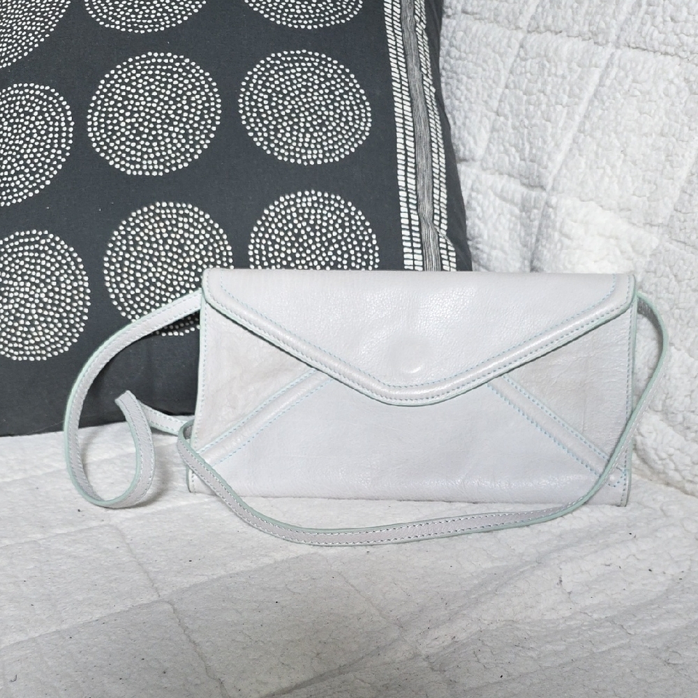 Jigsaw Light Blue/Gray Women's Clutch